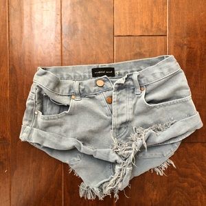 Jean shorts